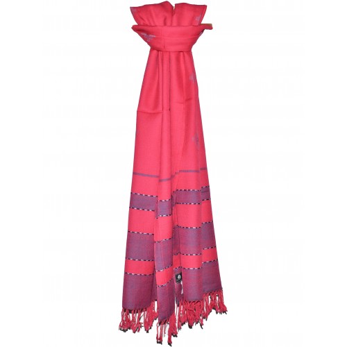 Stole-REF 1 Merino Wool 2/72 Pink
